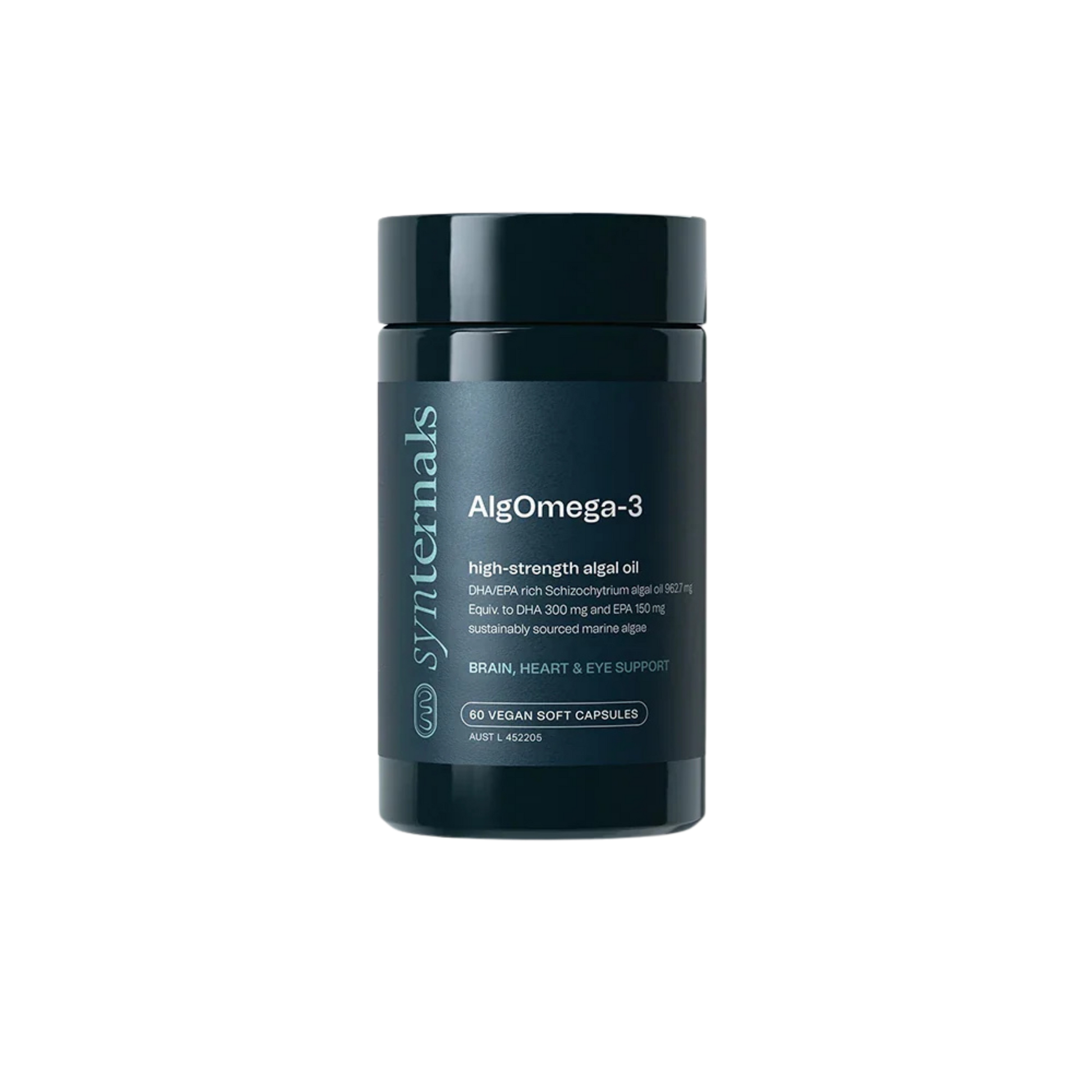 Black container of Synternals AlgOmega-3 