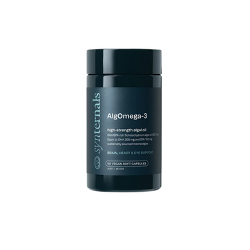 Black container of Synternals AlgOmega-3 