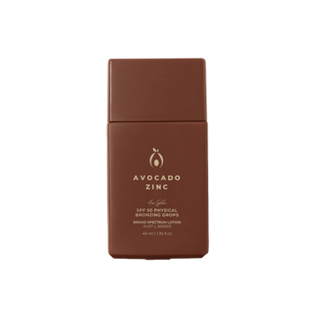 Avocado Zinc bronzing drops bottle