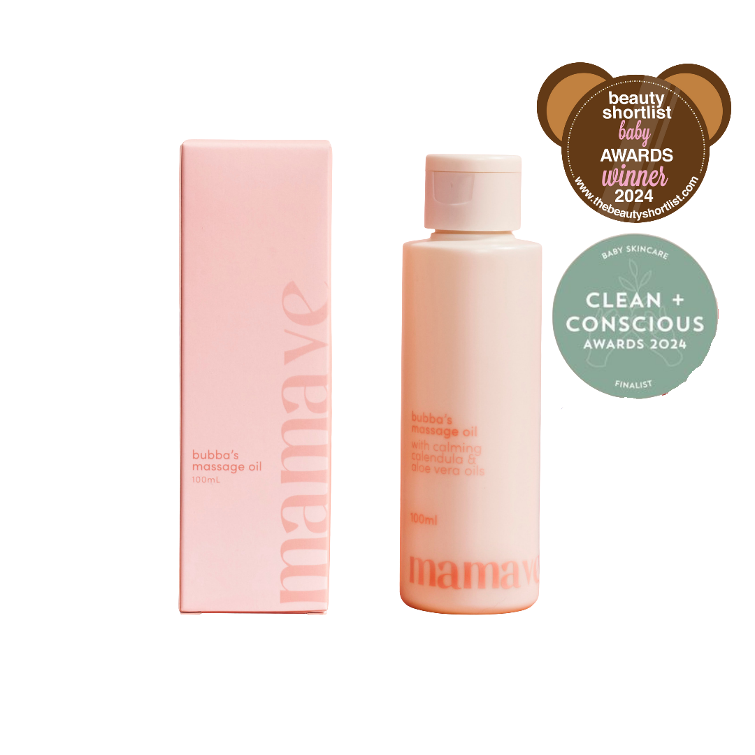 Two pink bottles on a white background