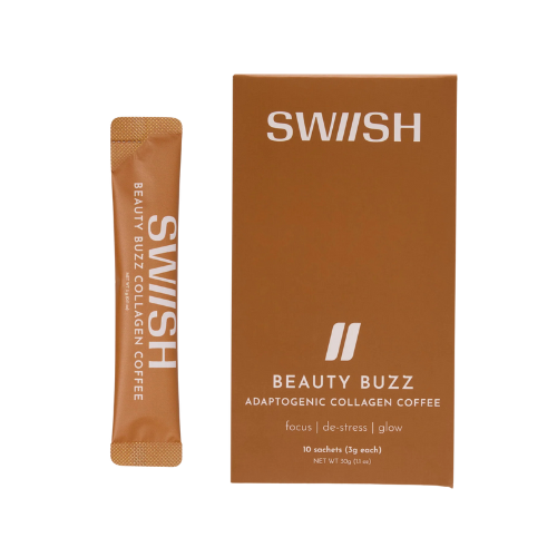 Swiish Beauty Buzz box on a white background