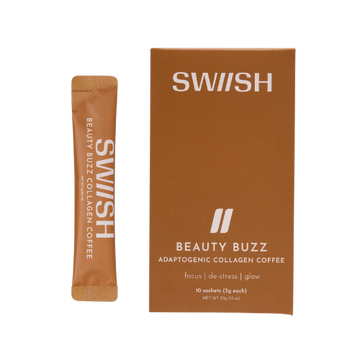 Swiish Beauty Buzz box on a white background