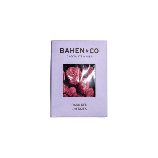 Bahen & Co chocolate dark red cherries