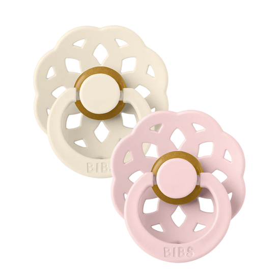 Bibs Boheme Dummies 2 Pack Ivory/blossom