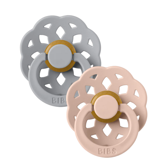 Bibs Boheme Dummies 2 Pack Cloud and blush