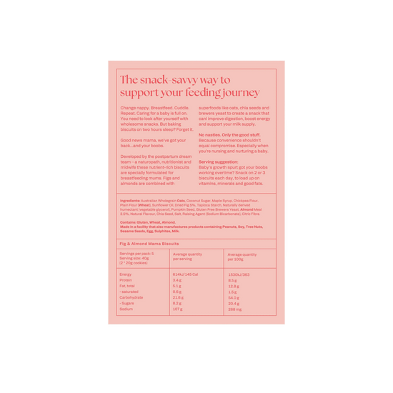 fig and almond franjos biscuits information Pink box 