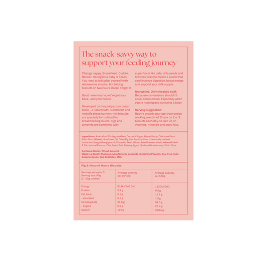 fig and almond franjos biscuits information Pink box 