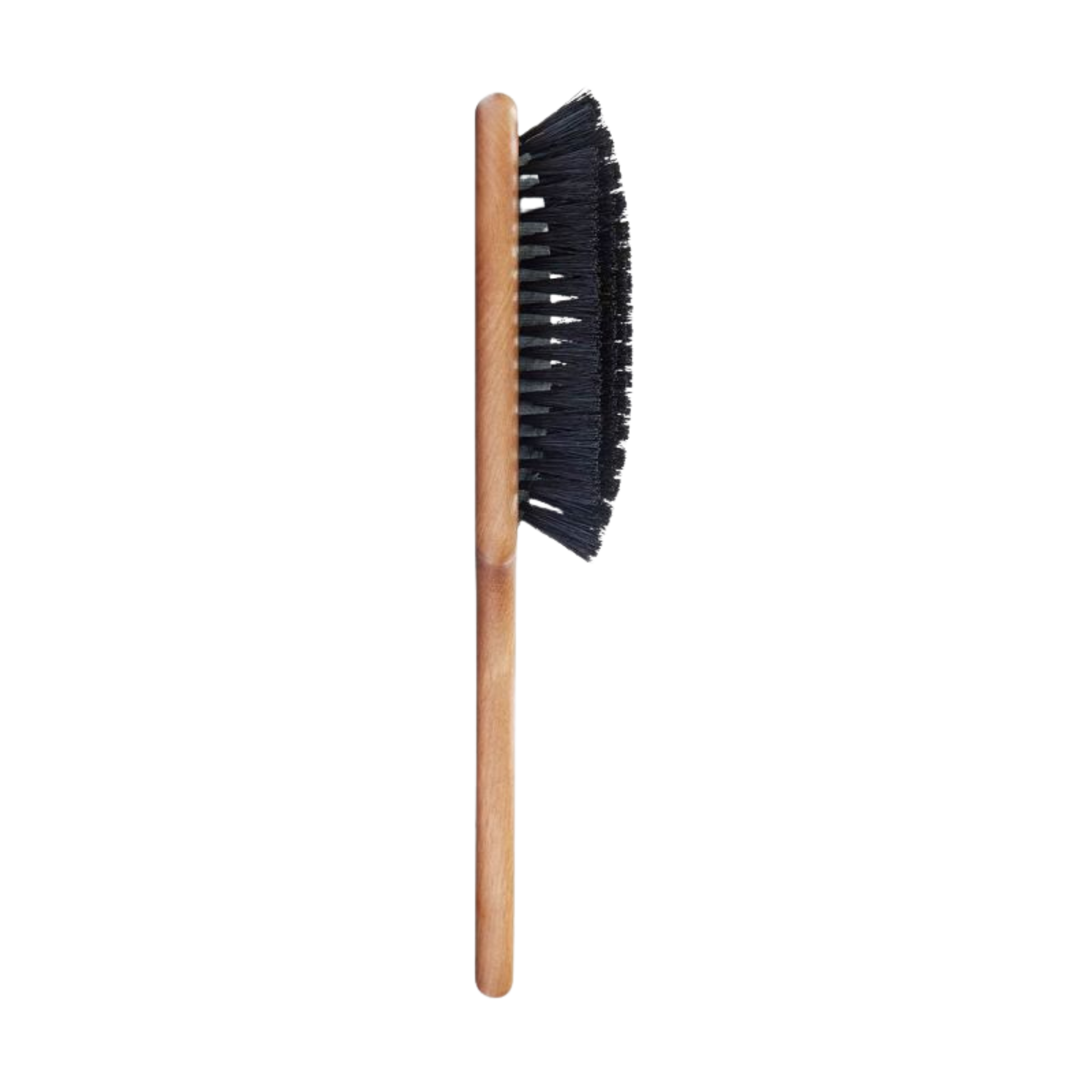 Bristle boar brush with wooden handle