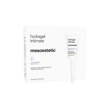 Mesoestetic Hyragel Intimate box on a white background