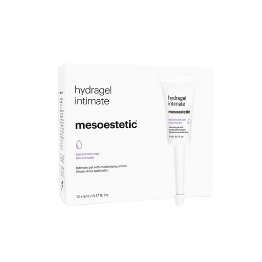 Mesoestetic Hyragel Intimate box on a white background