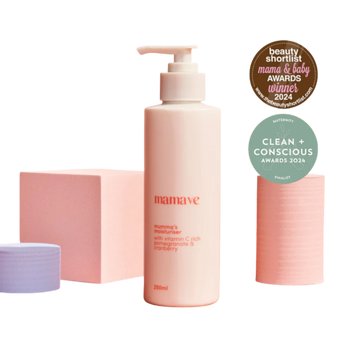 Mamave mummas moisturiser skincare product with awards 