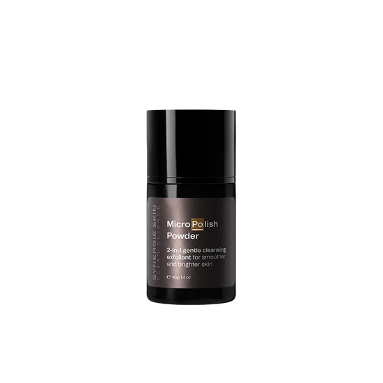 Skincare product labeled 'Micro Polish Powder' 