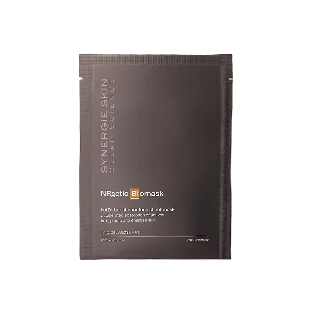 Synergie Skin NRgetic Biomask packaging 
