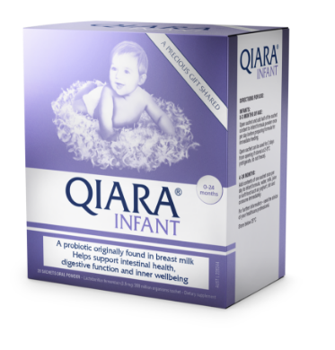 Qiara Infant packaging on a white background