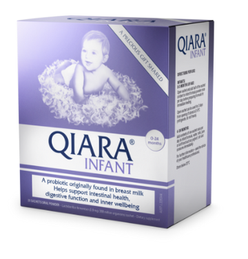 Qiara Infant packaging on a white background