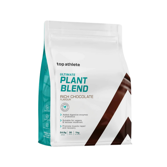 Top Athlete Ultimate Plant Blend Rich Chocolate Flavour package 1kg 30 serves