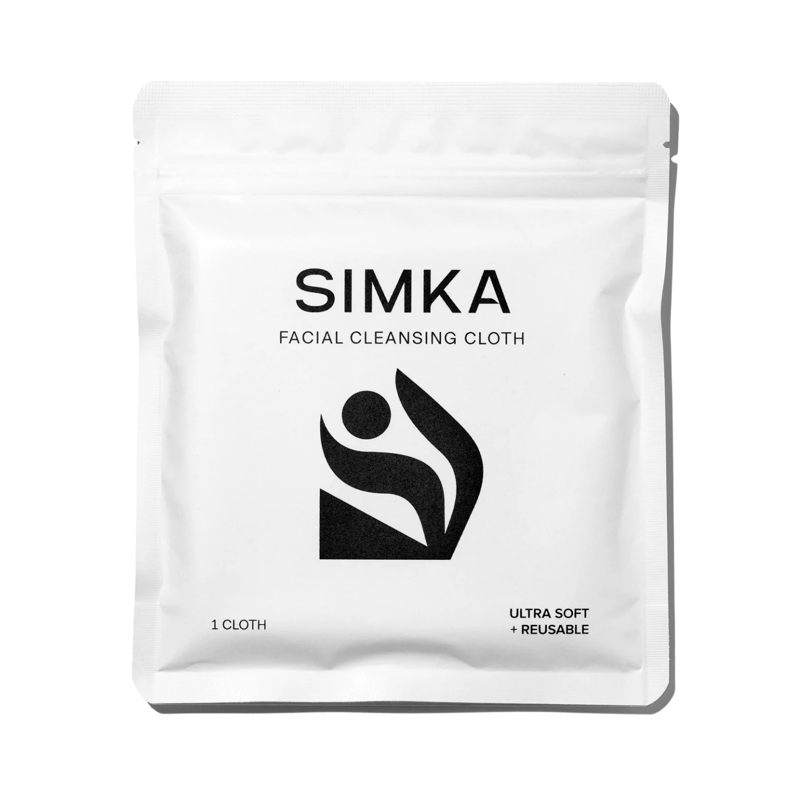 SIMKA facial cleansing cloth packaging 