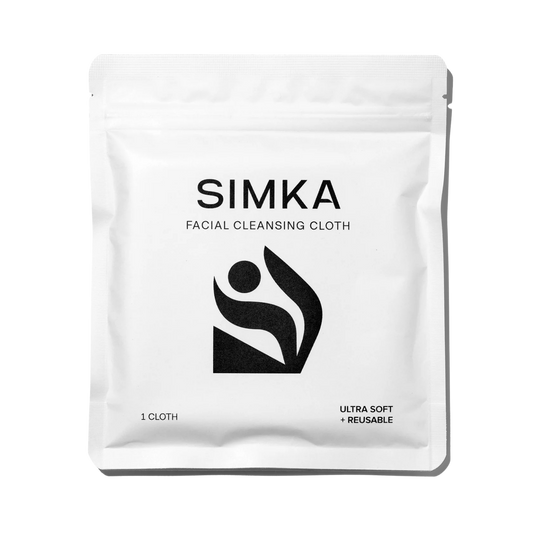 SIMKA facial cleansing cloth packaging 