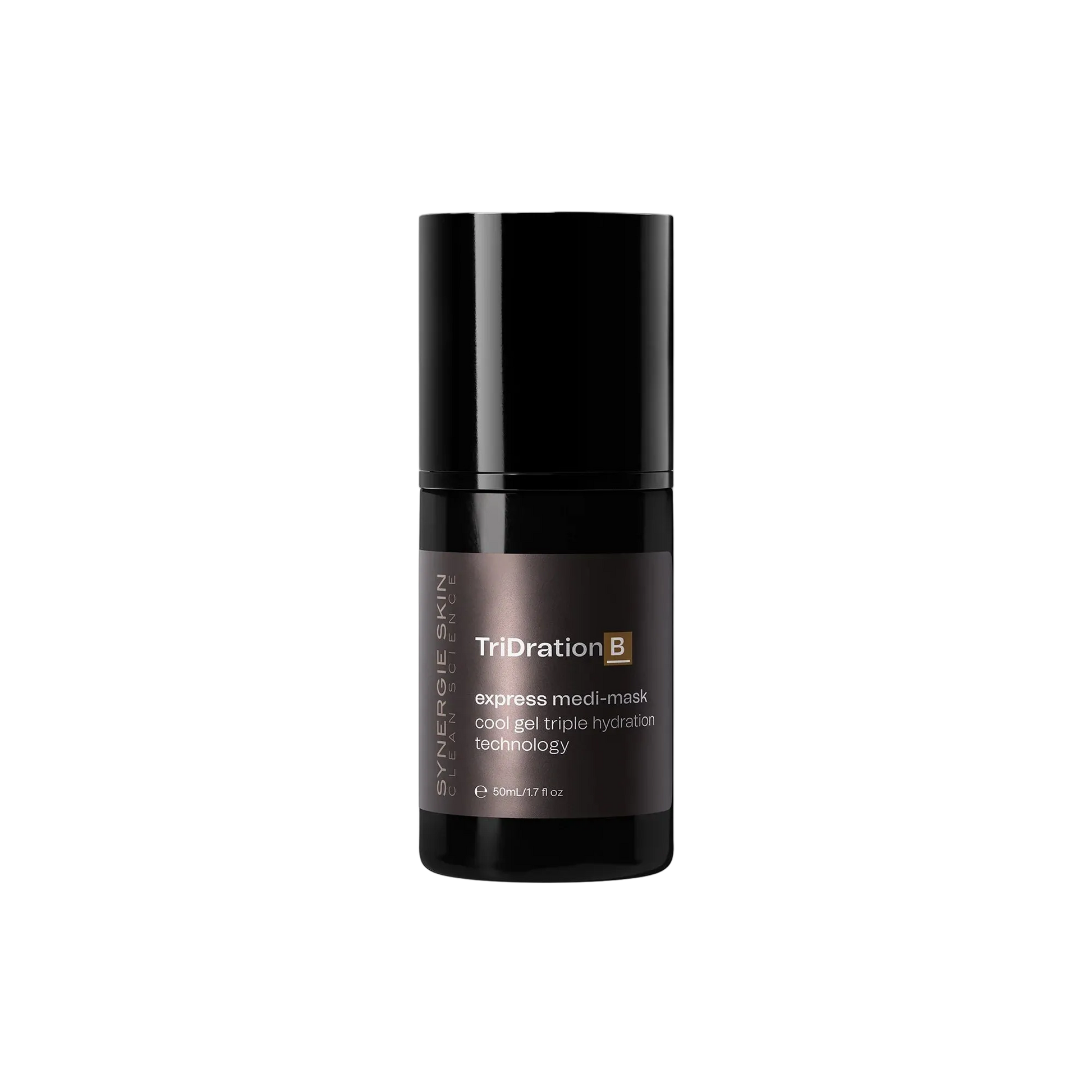 Skincare bottle labeled 'TriDration B'