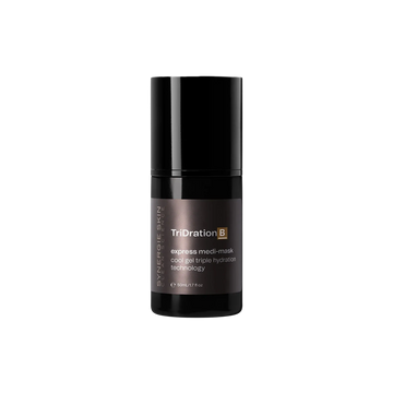 Skincare bottle labeled 'TriDration B'