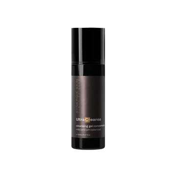 Skincare bottle labeled 'Ultra Cleanse' 