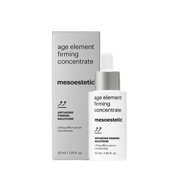 Mesoestetic age element firming concentrate serum bottle and packaging