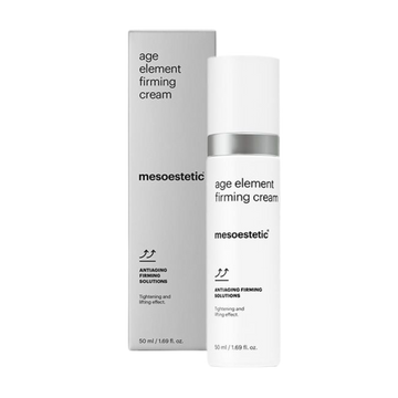 Age element firming cream product box and product