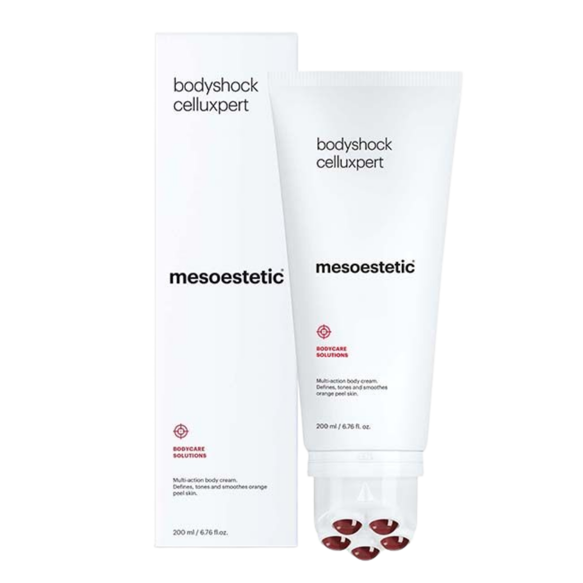 Mesoestetic body care product with packaging