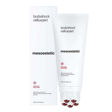 Mesoestetic body care product with packaging