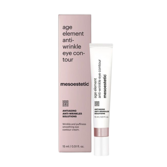 Mesoestetic anti-wrinkle eye contour cream with packaging
