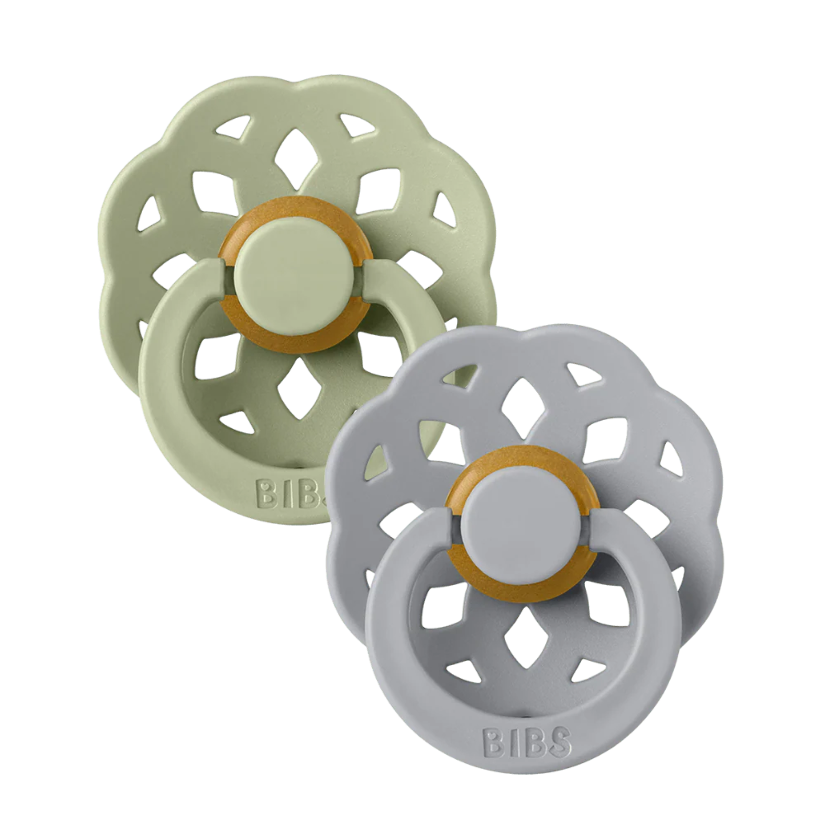 Bibs Boheme Dummies 2 Pack Sage/Cloud 