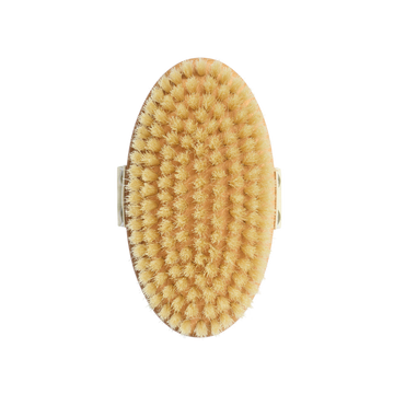 Body brush for skin firming with boar bristles