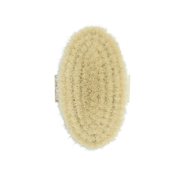 Scrub brush. Body brush for gentle massage with goat hair