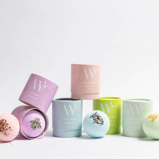 Wheelers Hill soap bath bombs with natural ingredients