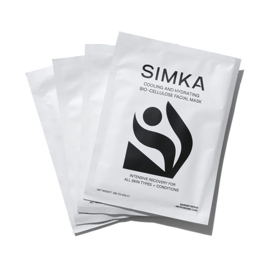 SIMKA facial mask packaging on a white background