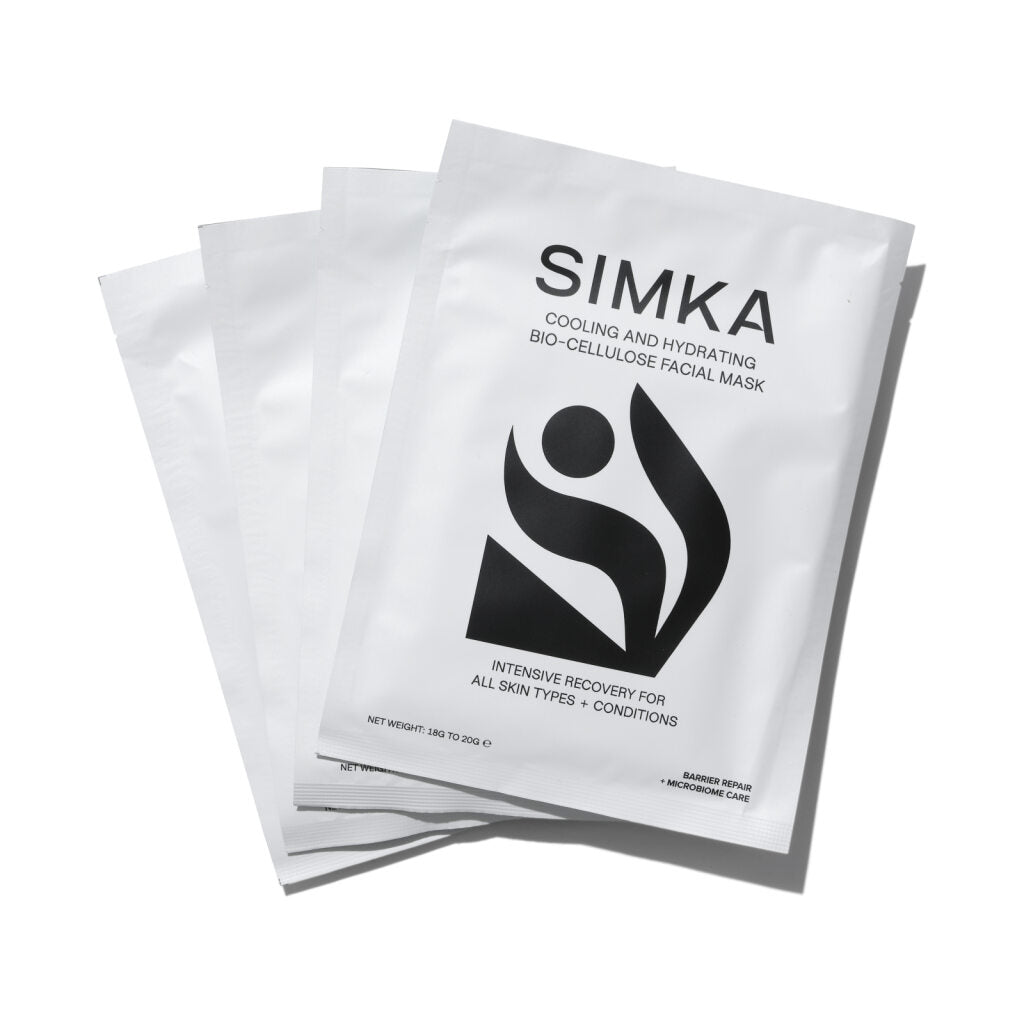 SIMKA facial mask packaging on a white background