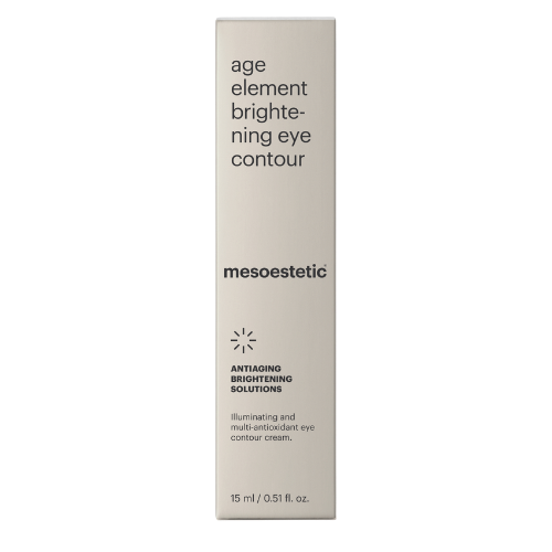 Mesoestetic eye contour cream packaging on a white background