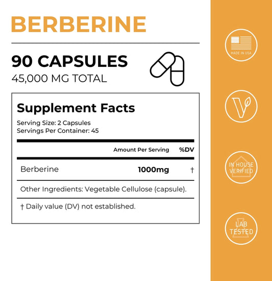 Berberine Capsules 90