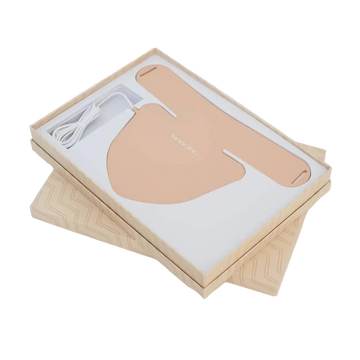 Beige electronic led neck and back mask device in packaging 