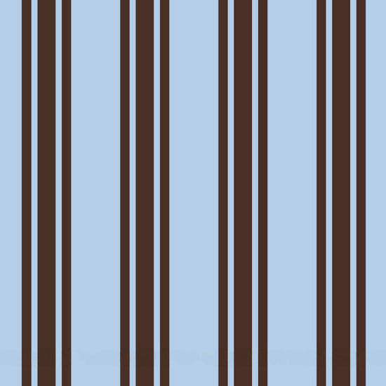 Pattern of vertical brown stripes on a light blue background