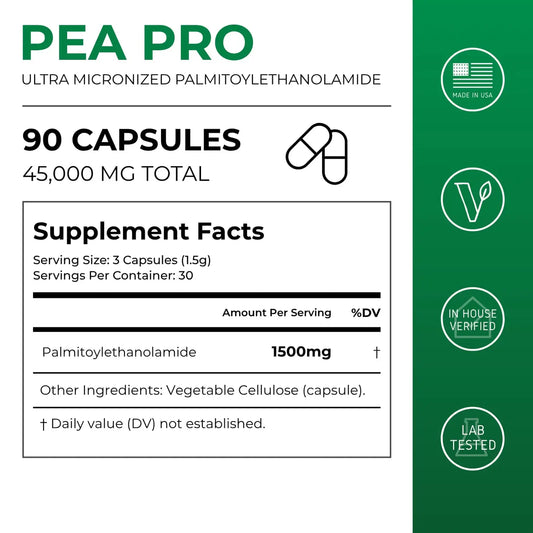 PEA Pro 90 capsules