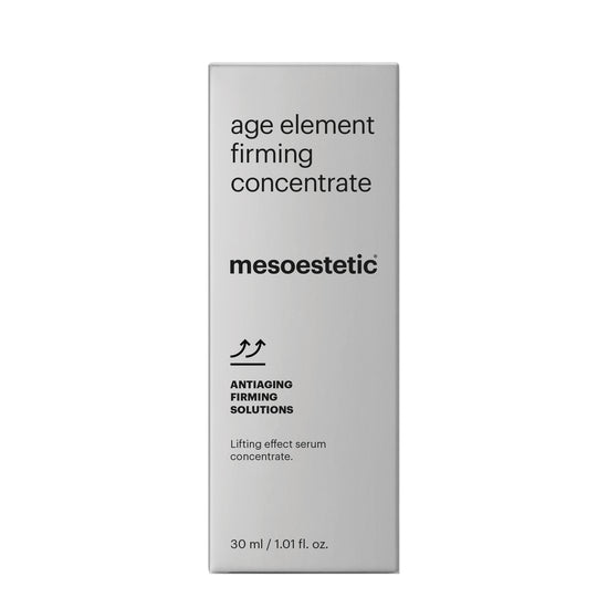 Mesoestetic age element firming concentrate packaging on a white background