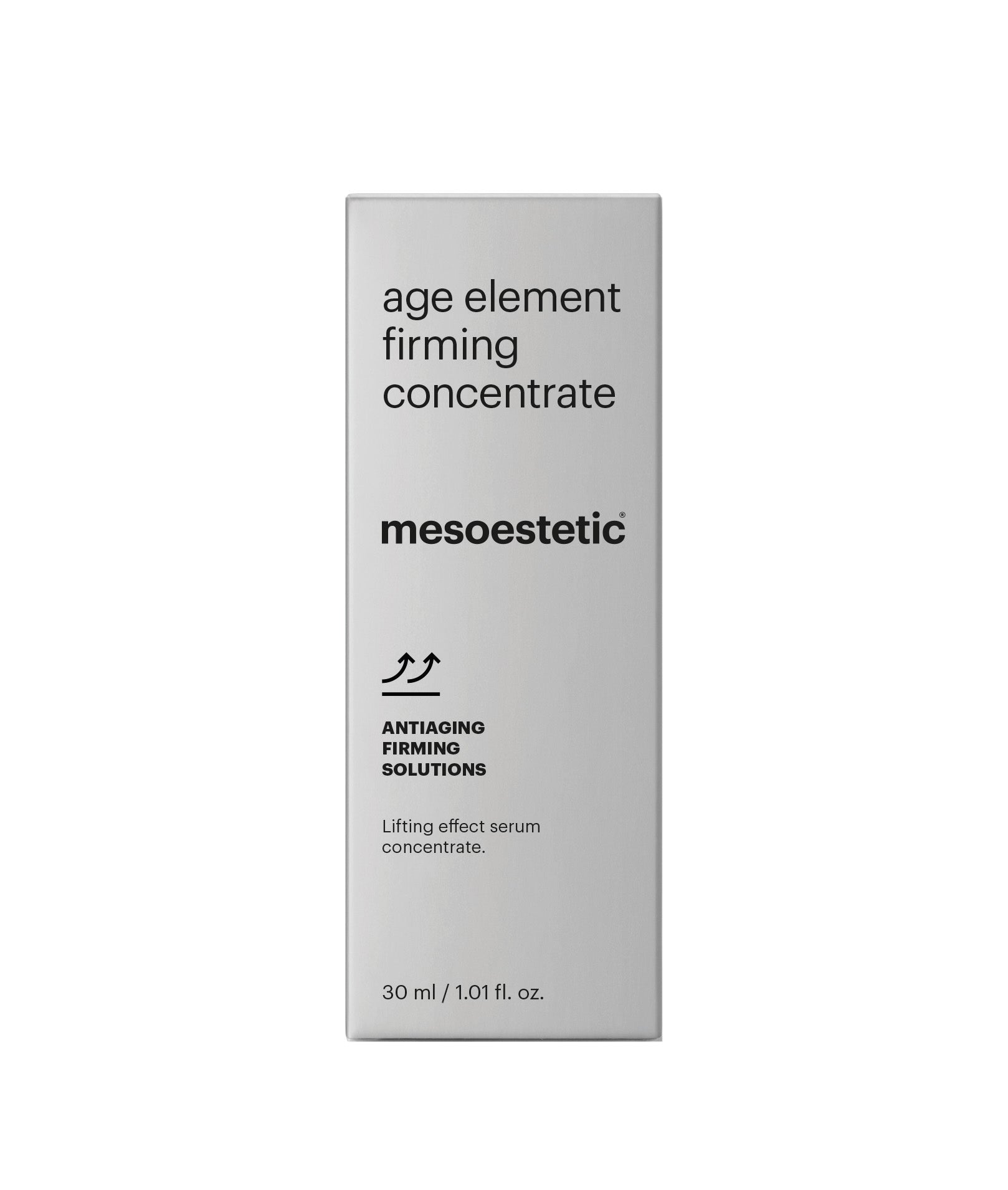 Mesoestetic age element firming concentrate packaging on a white background