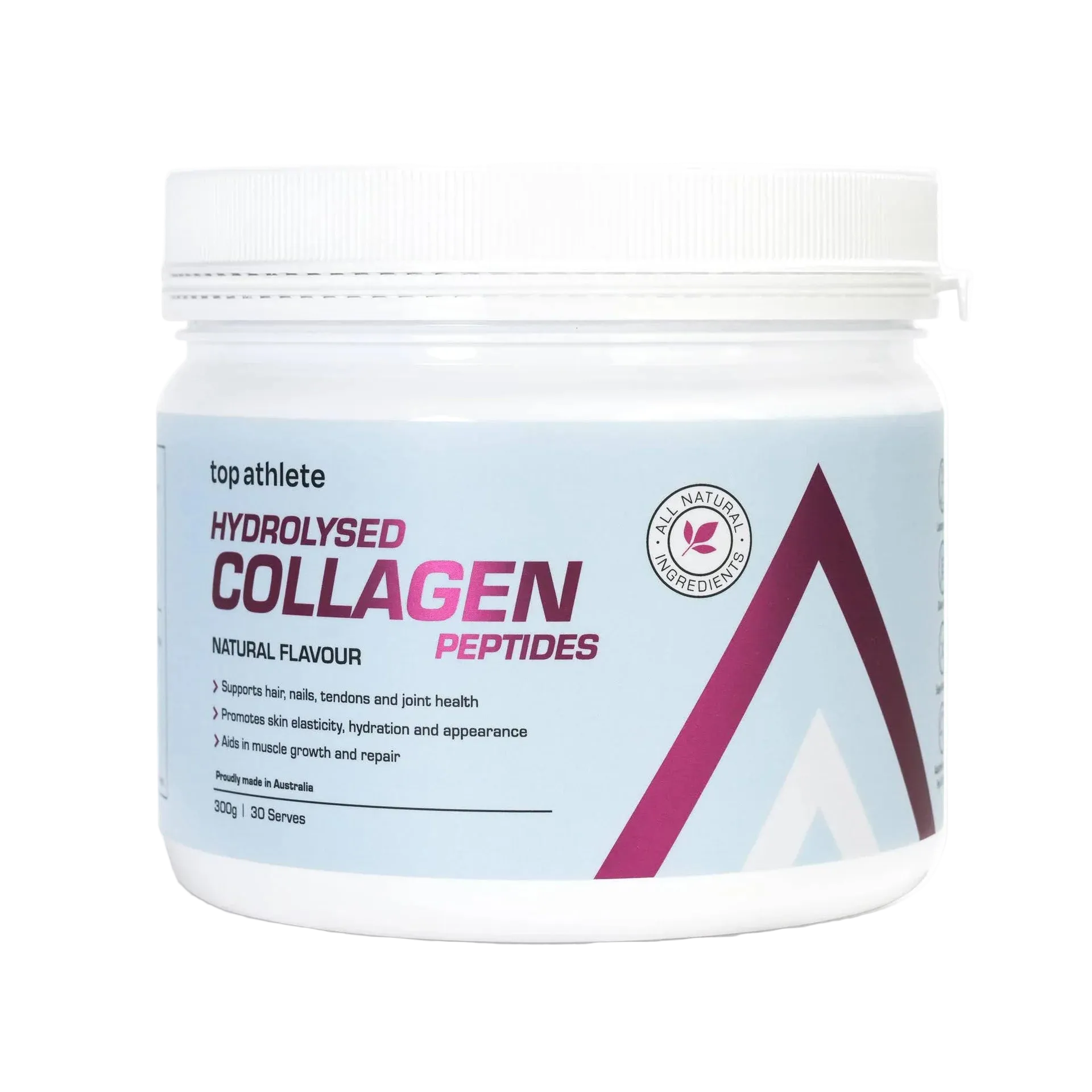 Container of top athlete hydrolysed collagen peptides 